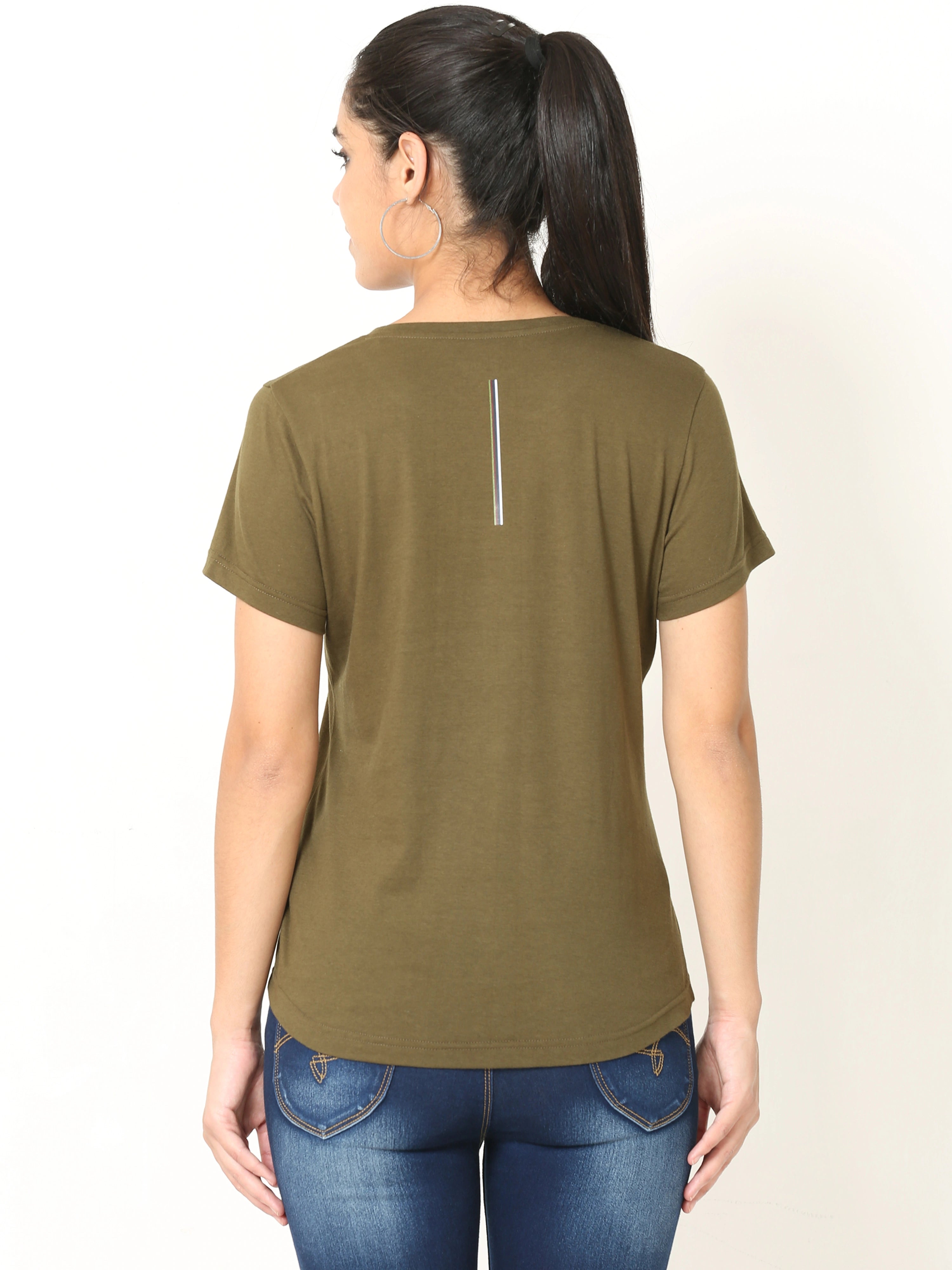 Stylish Women’s Butterfly Print T-Shirt