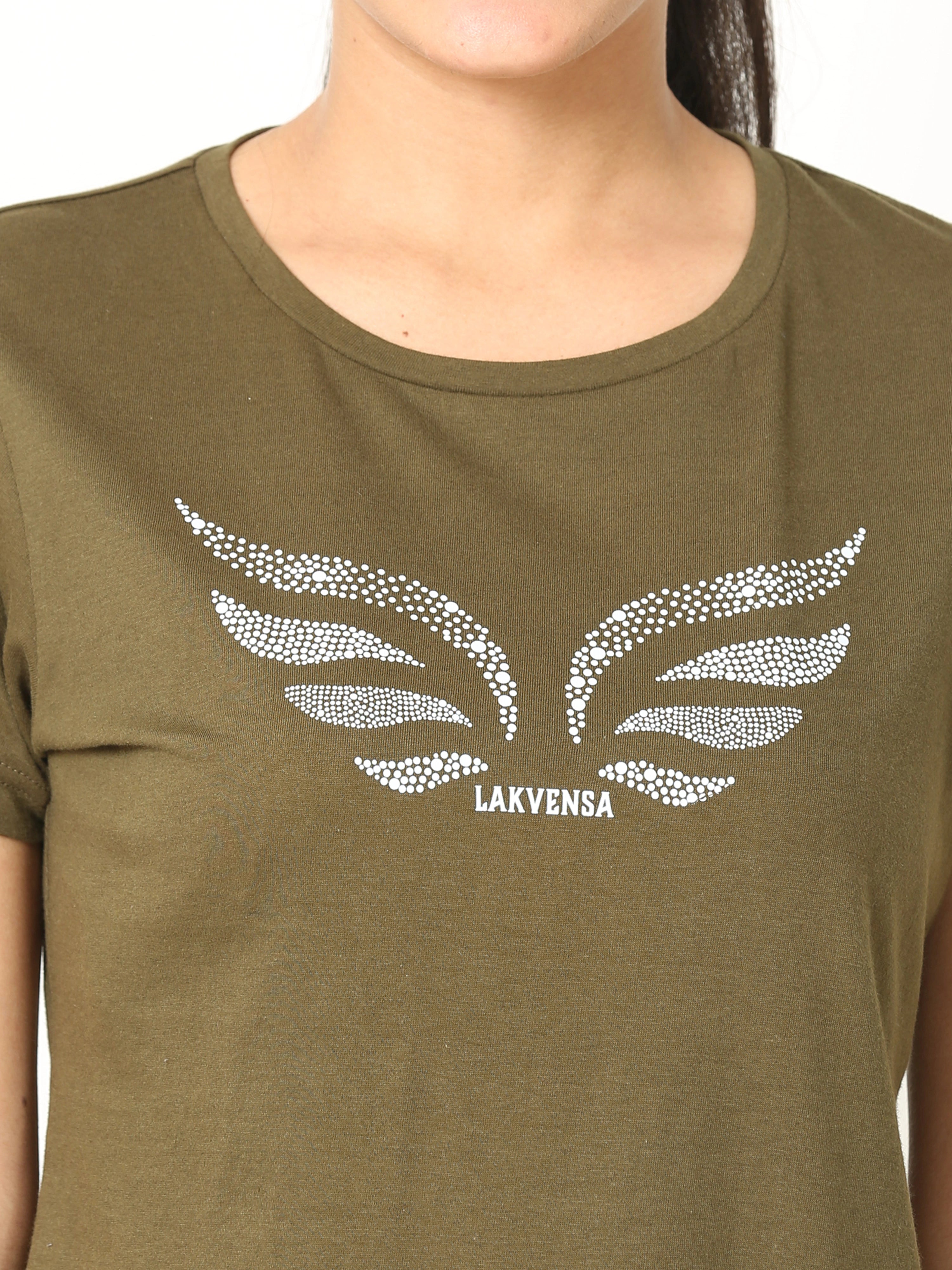 Stylish Women’s Butterfly Print T-Shirt