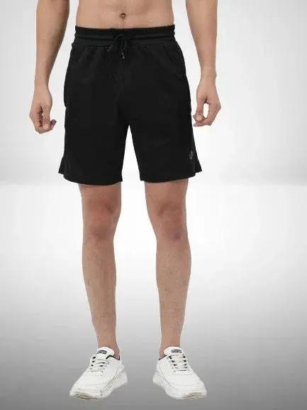 Sleek Black Unisex Shorts Twims