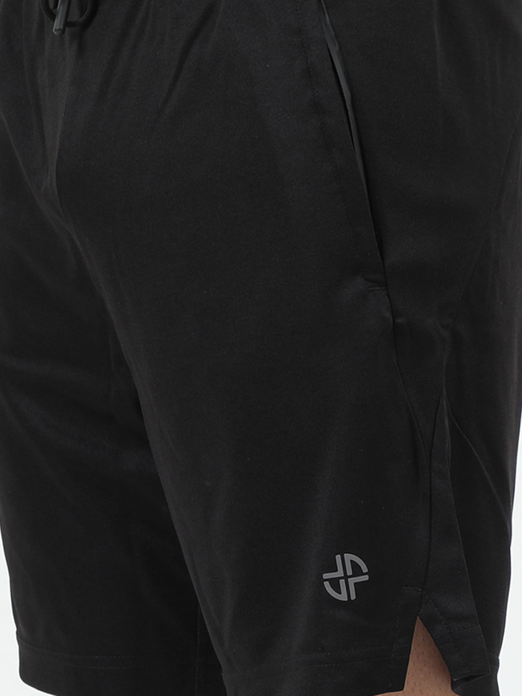 Sleek Black Unisex Shorts