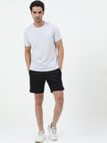 Sleek Black Unisex Shorts