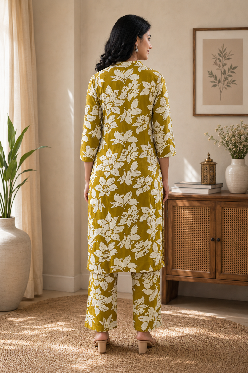 Golden Elegance Co-ord Set