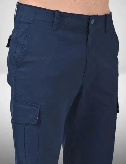 Men’s Classic Blue Cargo Shorts Twims