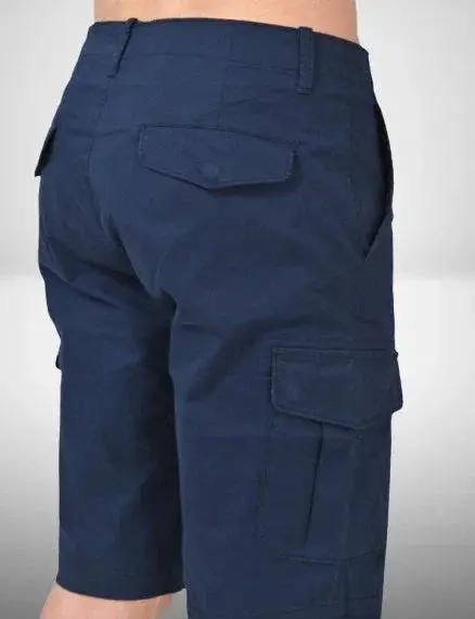 Men’s Classic Blue Cargo Shorts Twims